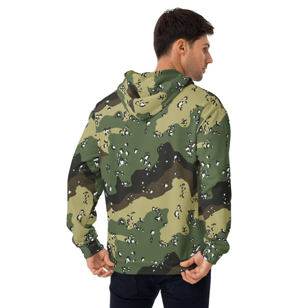 Saudi Arabian Chocolate Chip Special Security Forces Temperate CAMO Unisex Hoodie