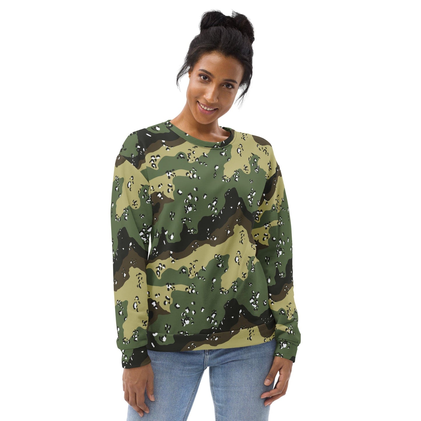 Saudi Arabian Chocolate Chip Special Security Forces Temperate CAMO Unisex Sweatshirt