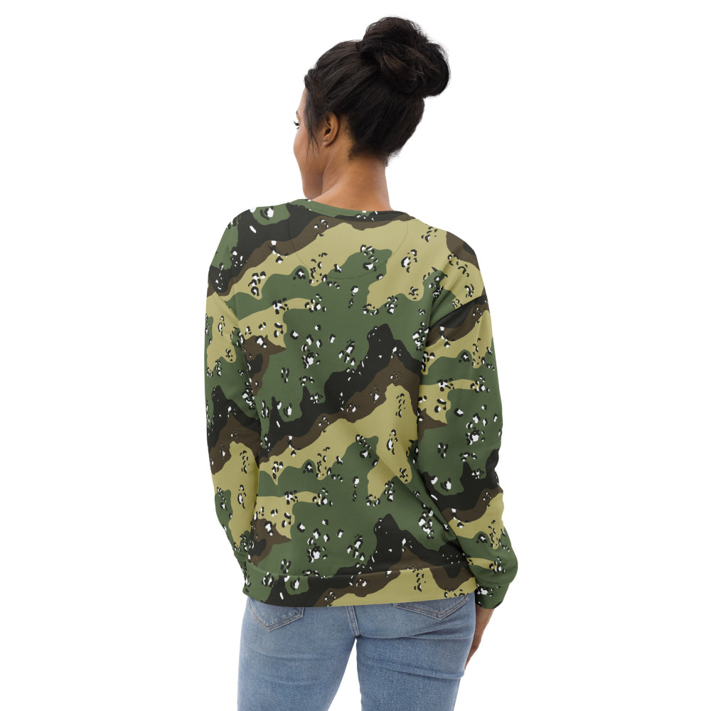 Saudi Arabian Chocolate Chip Special Security Forces Temperate CAMO Unisex Sweatshirt