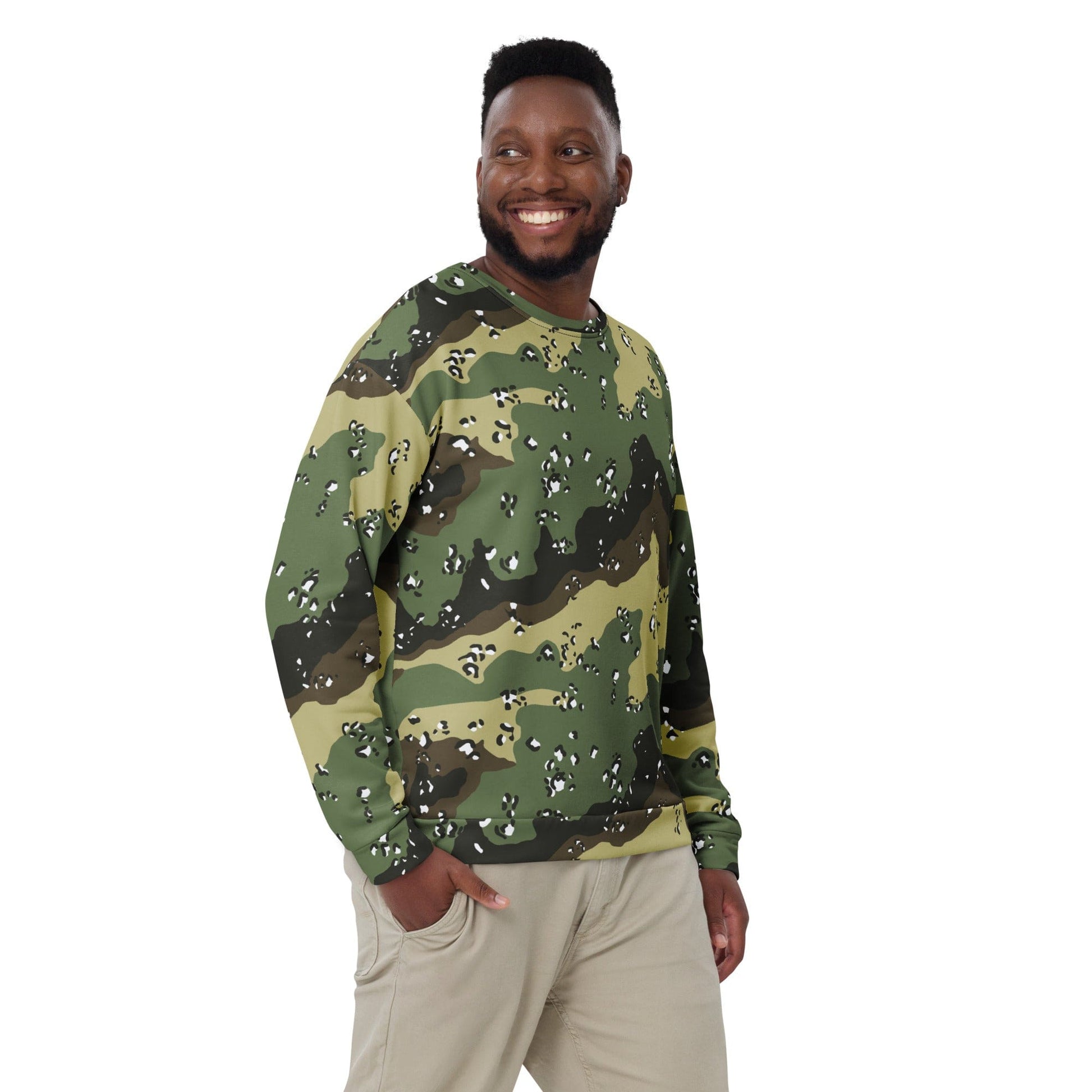 Saudi Arabian Chocolate Chip Special Security Forces Temperate CAMO Unisex Sweatshirt