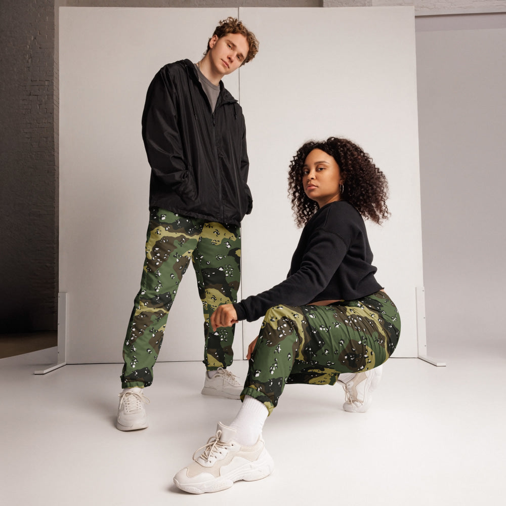 Saudi Arabian Chocolate Chip Special Security Forces Temperate CAMO Unisex track pants - Track Pants