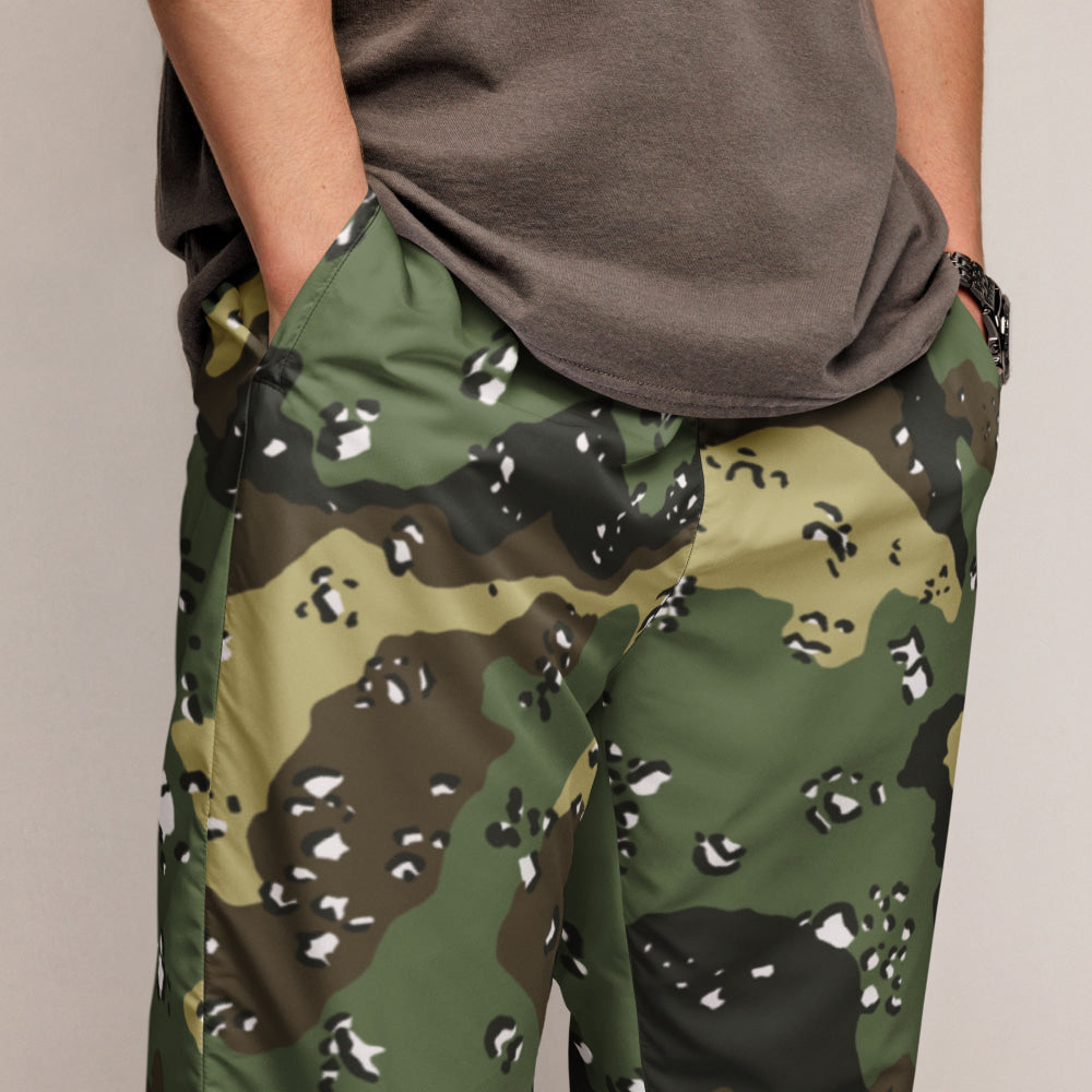 Saudi Arabian Chocolate Chip Special Security Forces Temperate CAMO Unisex track pants - Track Pants