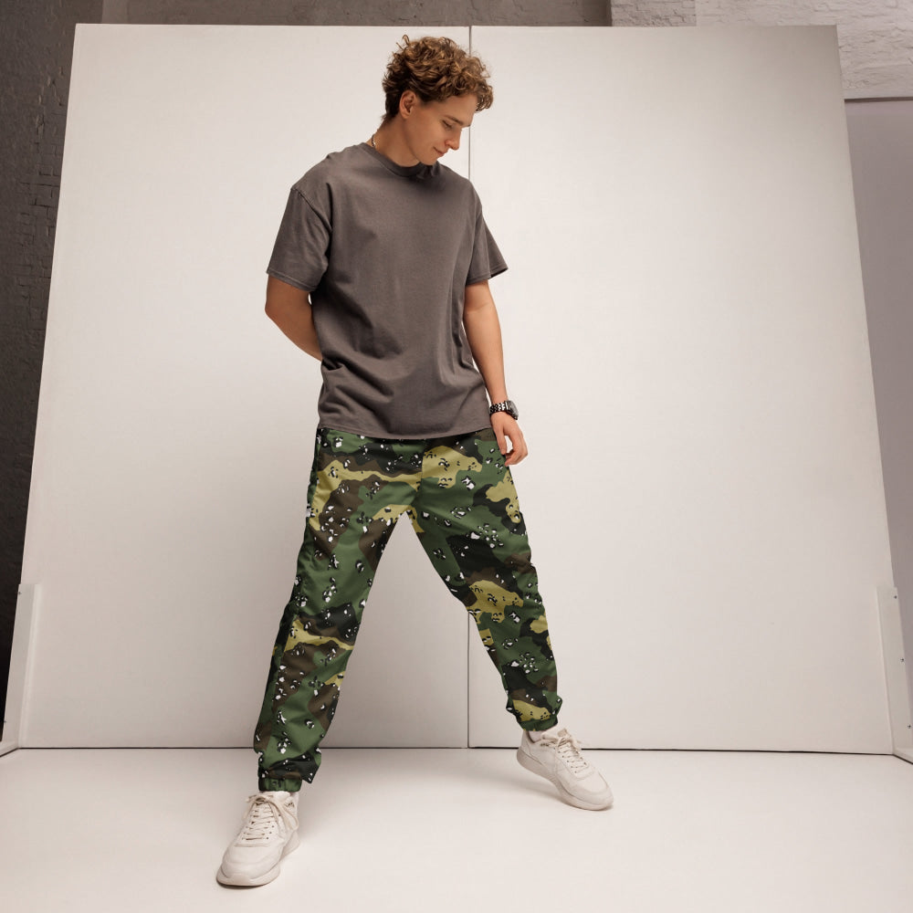 Saudi Arabian Chocolate Chip Special Security Forces Temperate CAMO Unisex track pants - Track Pants