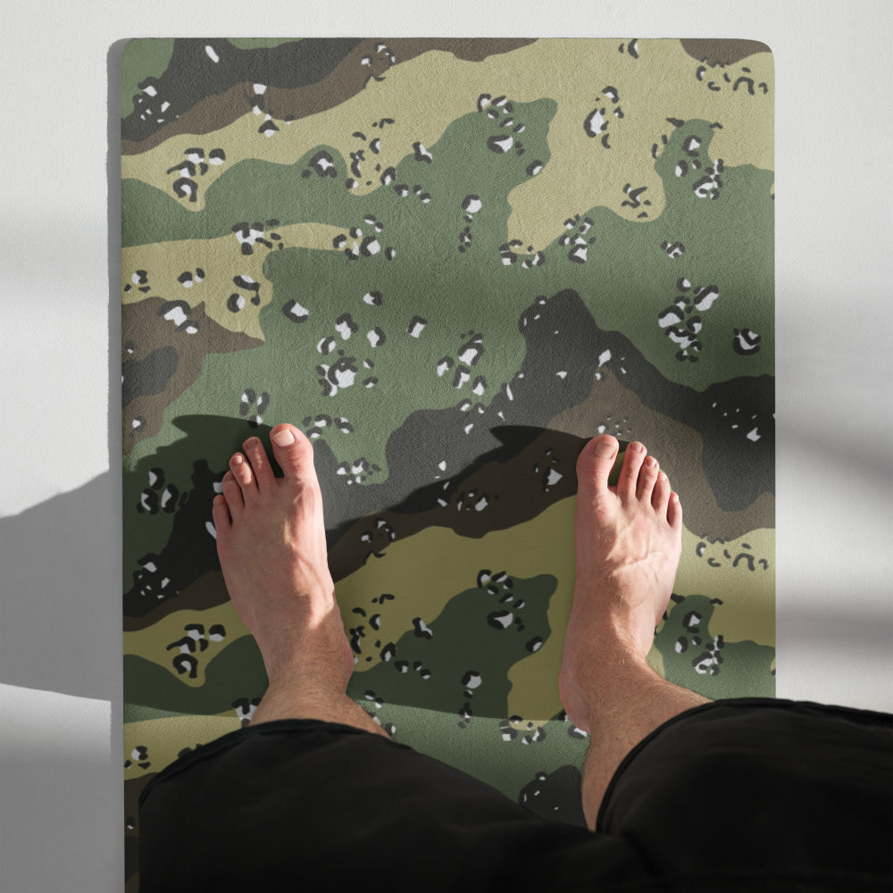 Saudi Arabian Chocolate Chip Special Security Forces Temperate CAMO Yoga mat - Yoga mat