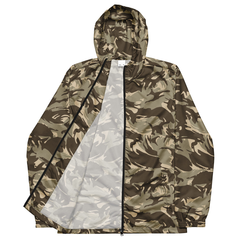 Saudi Arabian DPM Desert CAMO Men’s windbreaker - Mens Windbreaker