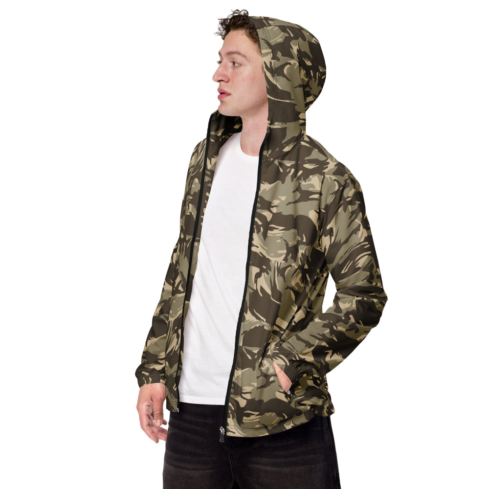 Saudi Arabian DPM Desert CAMO Men’s windbreaker - XS - Mens Windbreaker