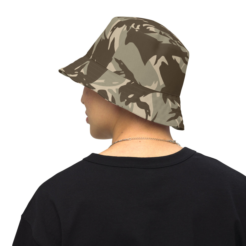 Saudi Arabian DPM Desert CAMO Reversible bucket hat - Bucket Hat