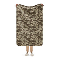 Saudi Arabian DPM Desert CAMO Sherpa blanket - 37″×57″ - Sherpa blanket