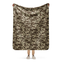Saudi Arabian DPM Desert CAMO Sherpa blanket - 50″×60″ - Sherpa blanket