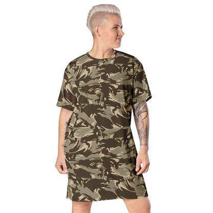 Saudi Arabian DPM Desert CAMO T-shirt dress - 2XS - Womens T-Shirt Dress