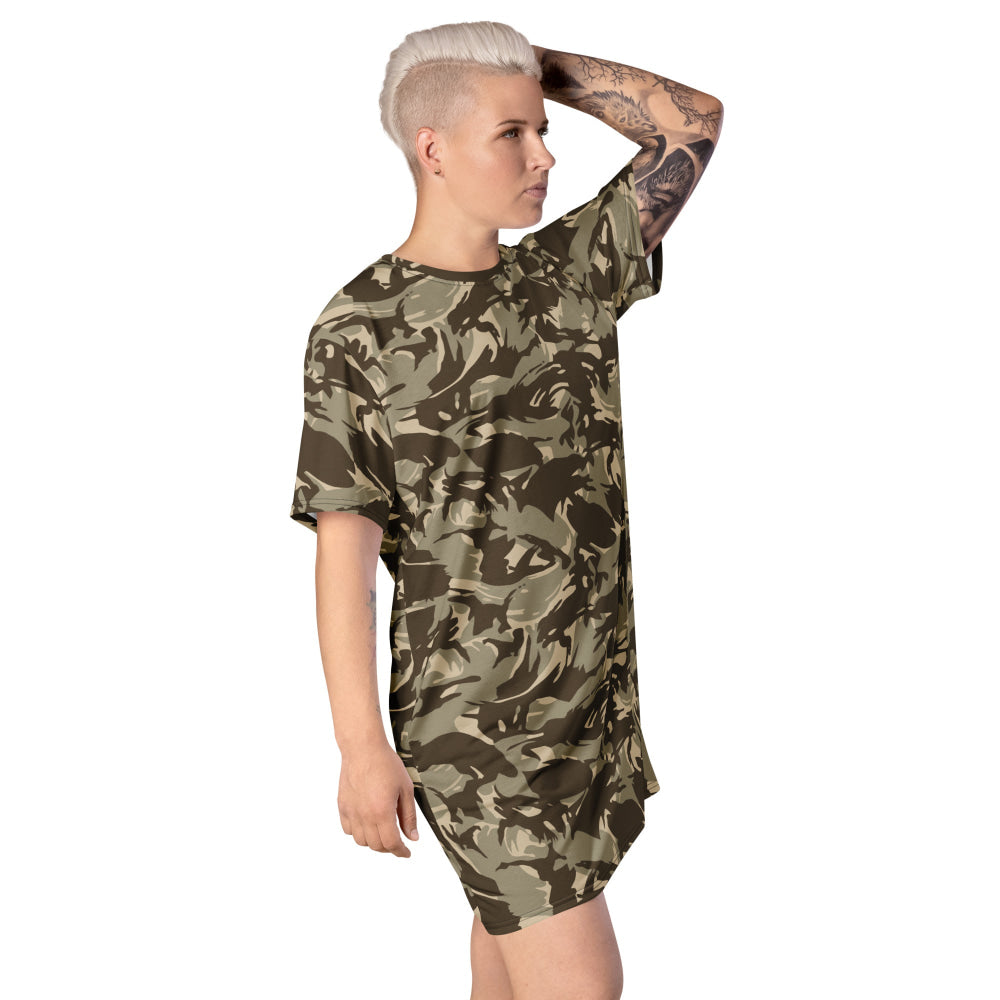 Saudi Arabian DPM Desert CAMO T-shirt dress - Womens T-Shirt Dress