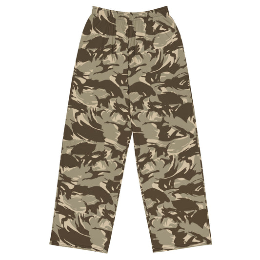 Saudi Arabian DPM Desert CAMO unisex wide-leg pants - 2XS - Unisex Wide-Leg Pants