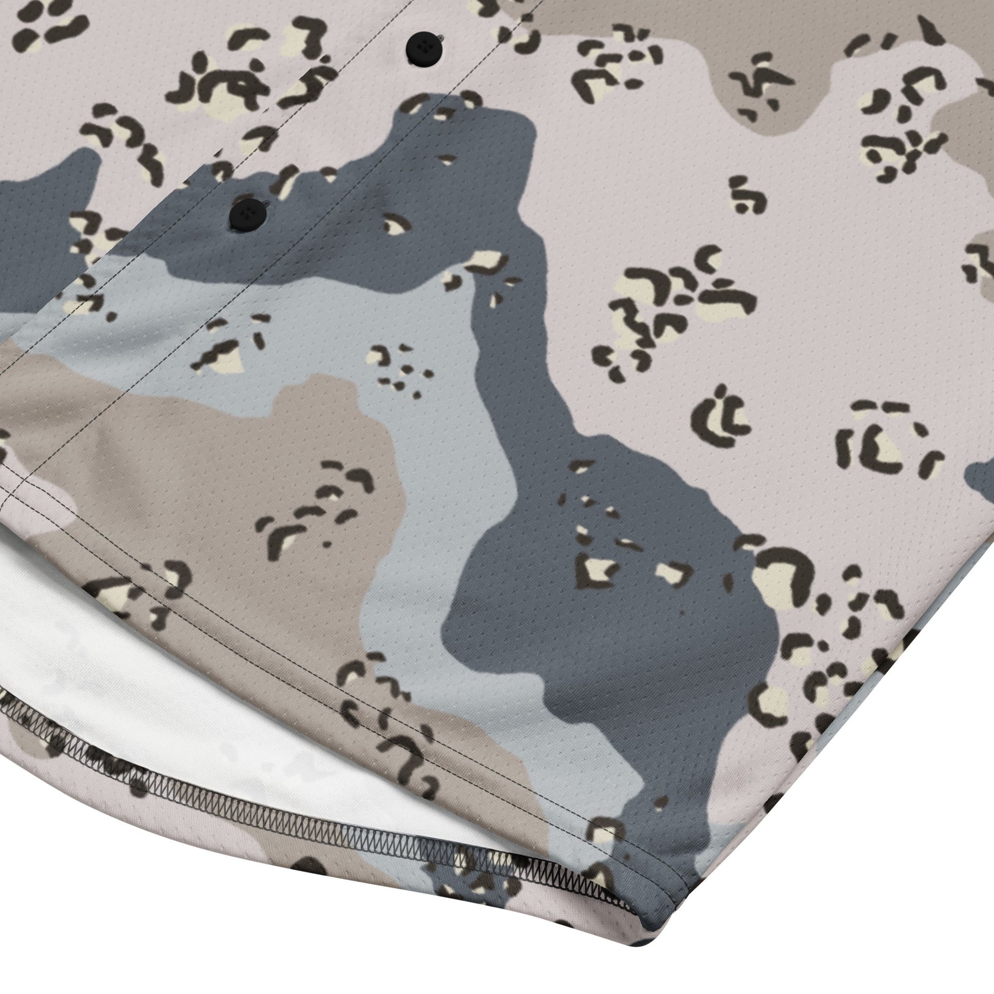 Saudi Chocolate Chip Desert Border Guard CAMO baseball jersey - Baseball Jerseys