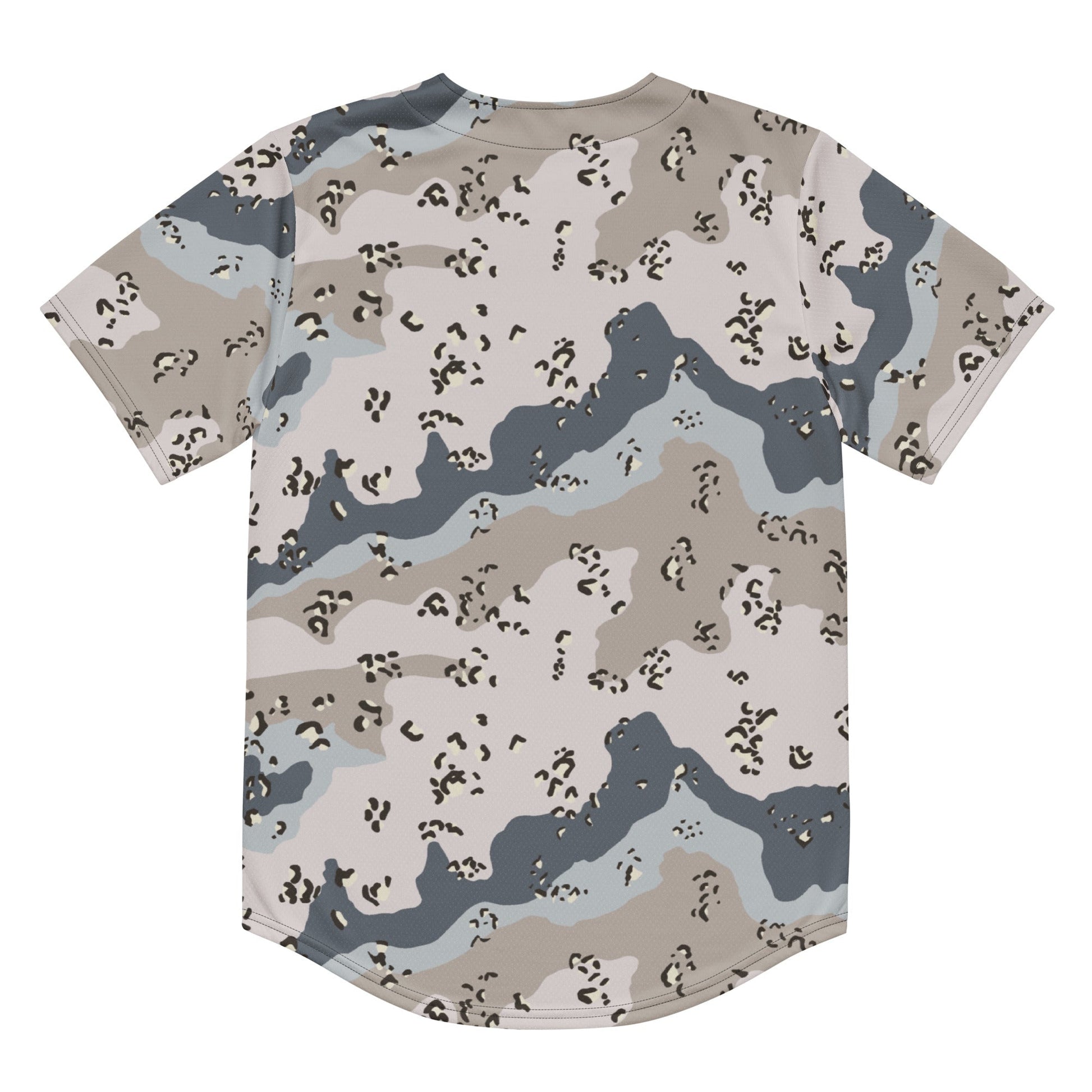 Saudi Chocolate Chip Desert Border Guard CAMO baseball jersey - Baseball Jerseys