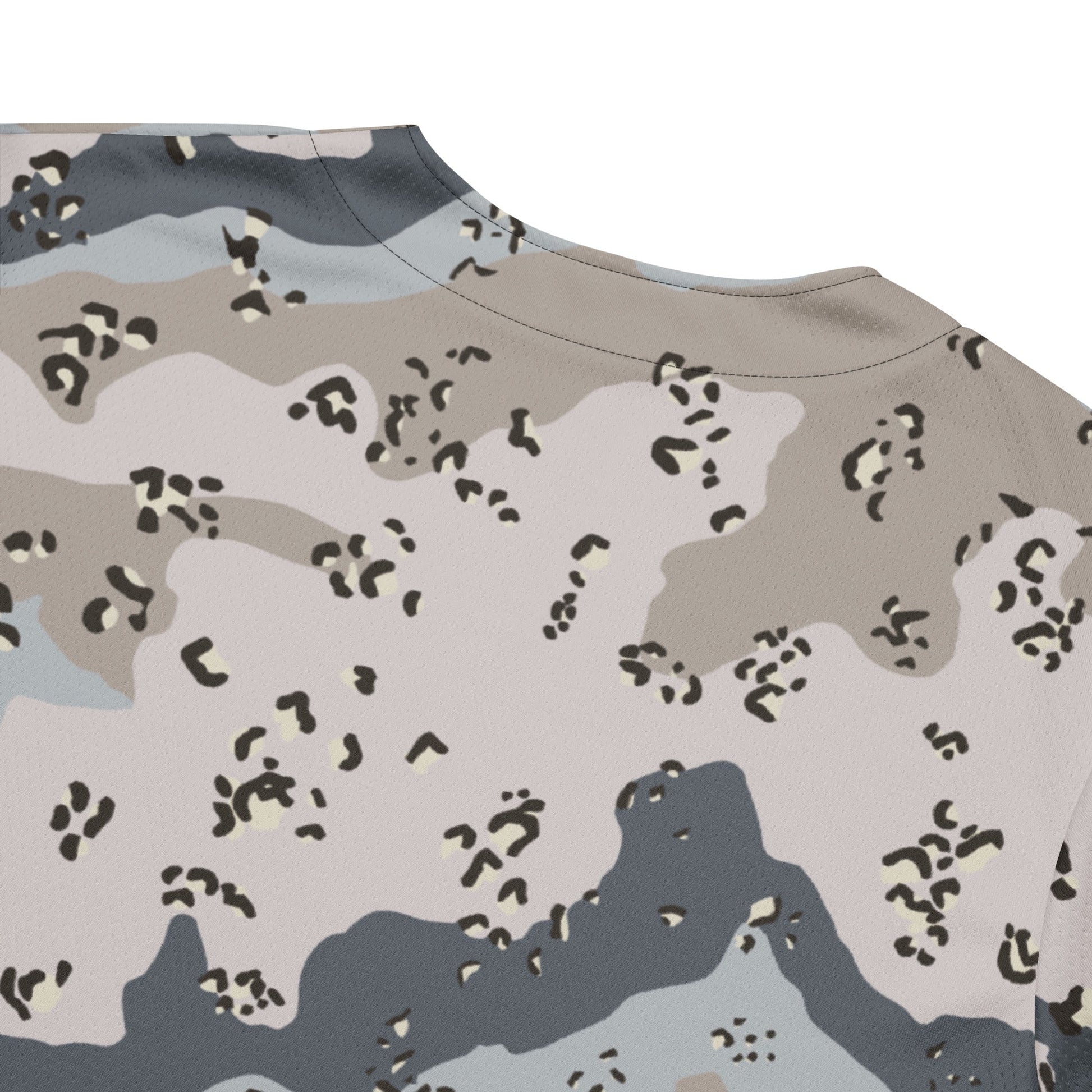 Saudi Chocolate Chip Desert Border Guard CAMO baseball jersey - Baseball Jerseys