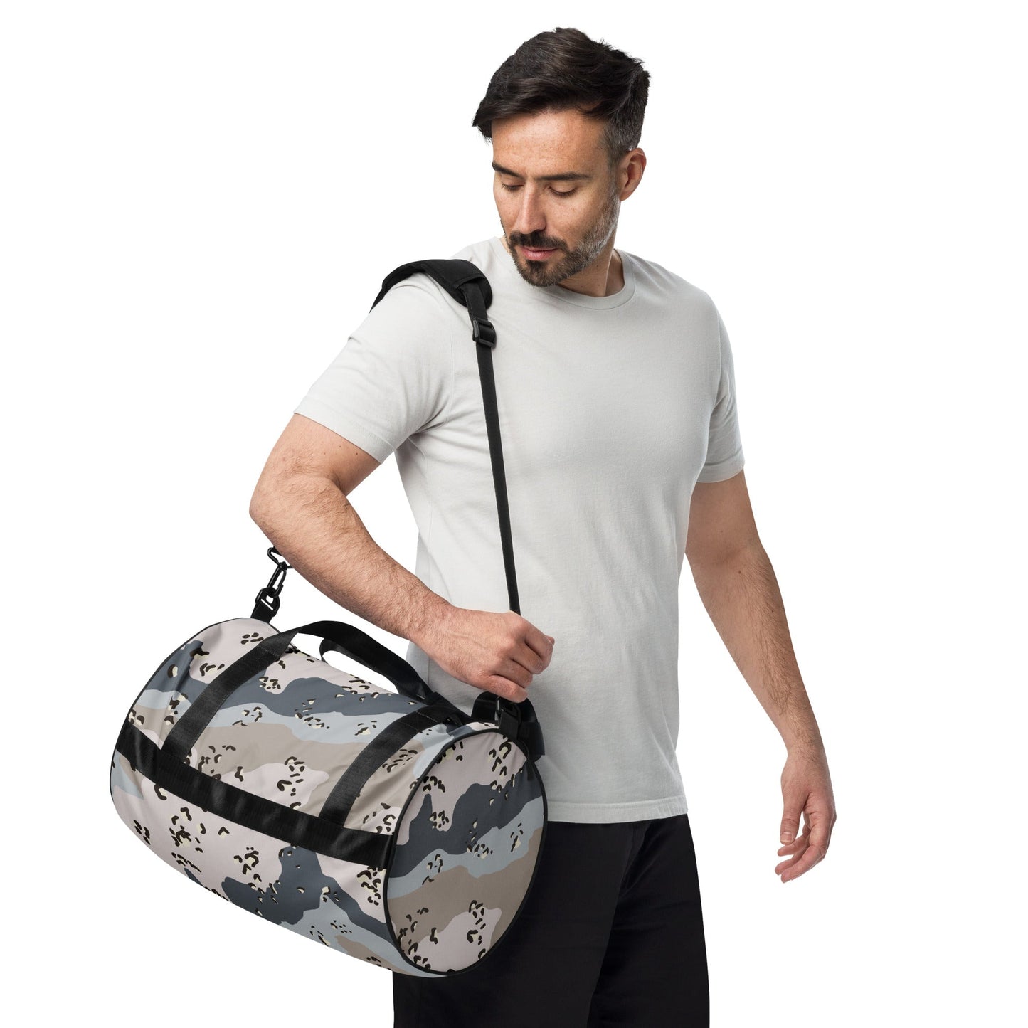 Saudi Arabian Chocolate Chip Desert Border Guard CAMO Gym Bag