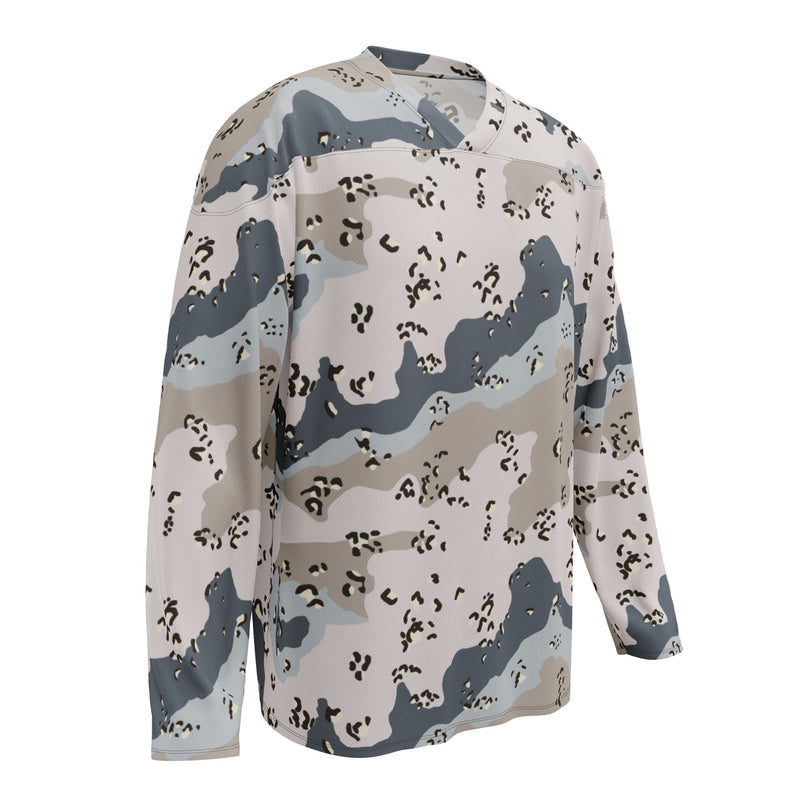 Chocolate Chip Saudi Border Guard CAMO Unisex Hockey Fan Jersey
