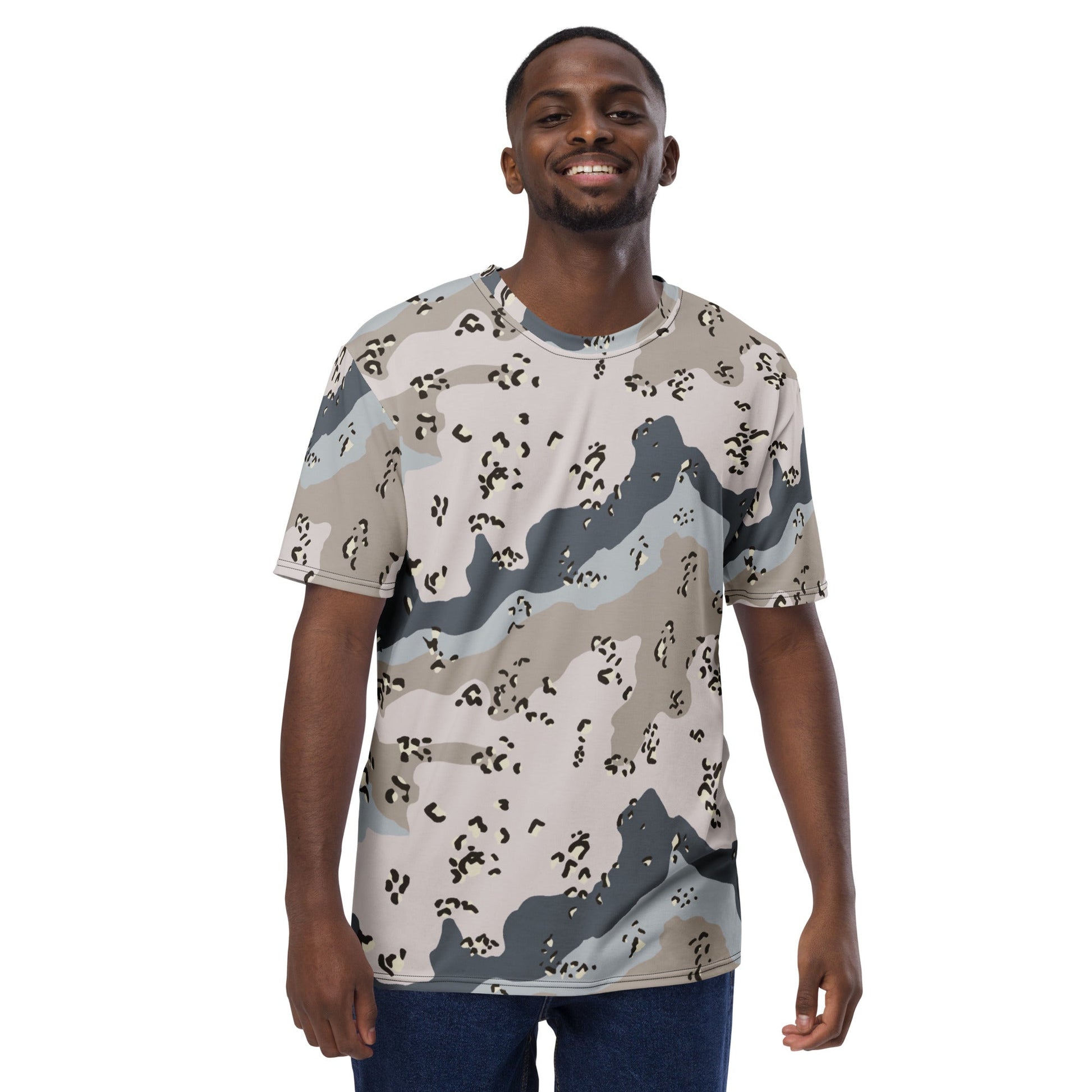 Saudi Chocolate Chip Desert Border Guard CAMO Mens t-shirt - T-Shirts