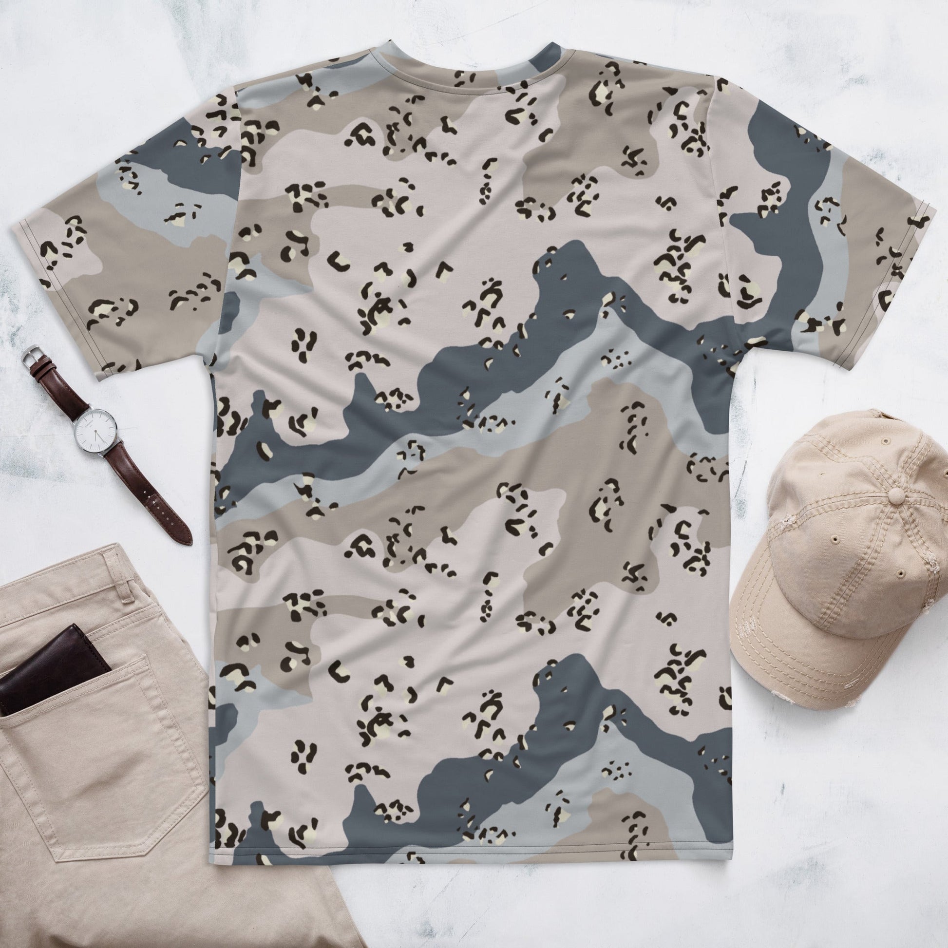 Saudi Chocolate Chip Desert Border Guard CAMO Mens t-shirt - T-Shirts