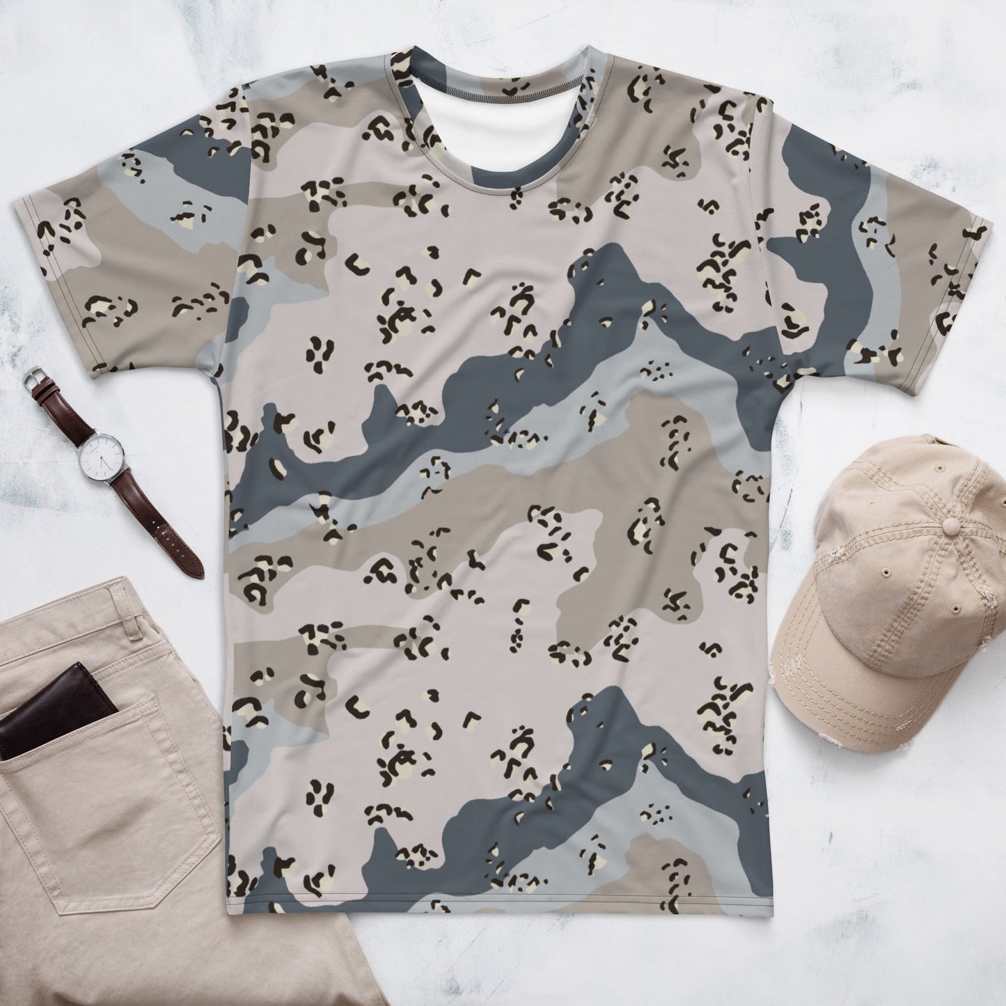 Saudi Chocolate Chip Desert Border Guard CAMO Mens t-shirt - XS - T-Shirts