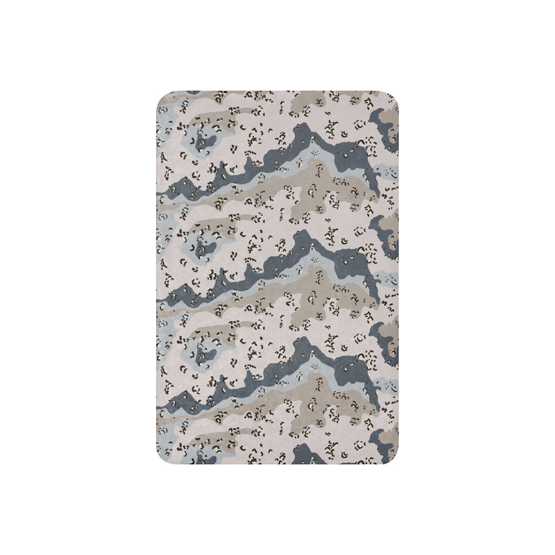 Chocolate Chip Saudi Border Guard CAMO Sherpa Blanket