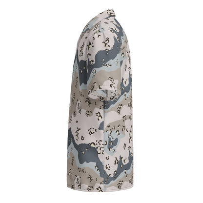 Saudi Chocolate Chip Desert Border Guard CAMO Unisex button shirt - Button Shirts