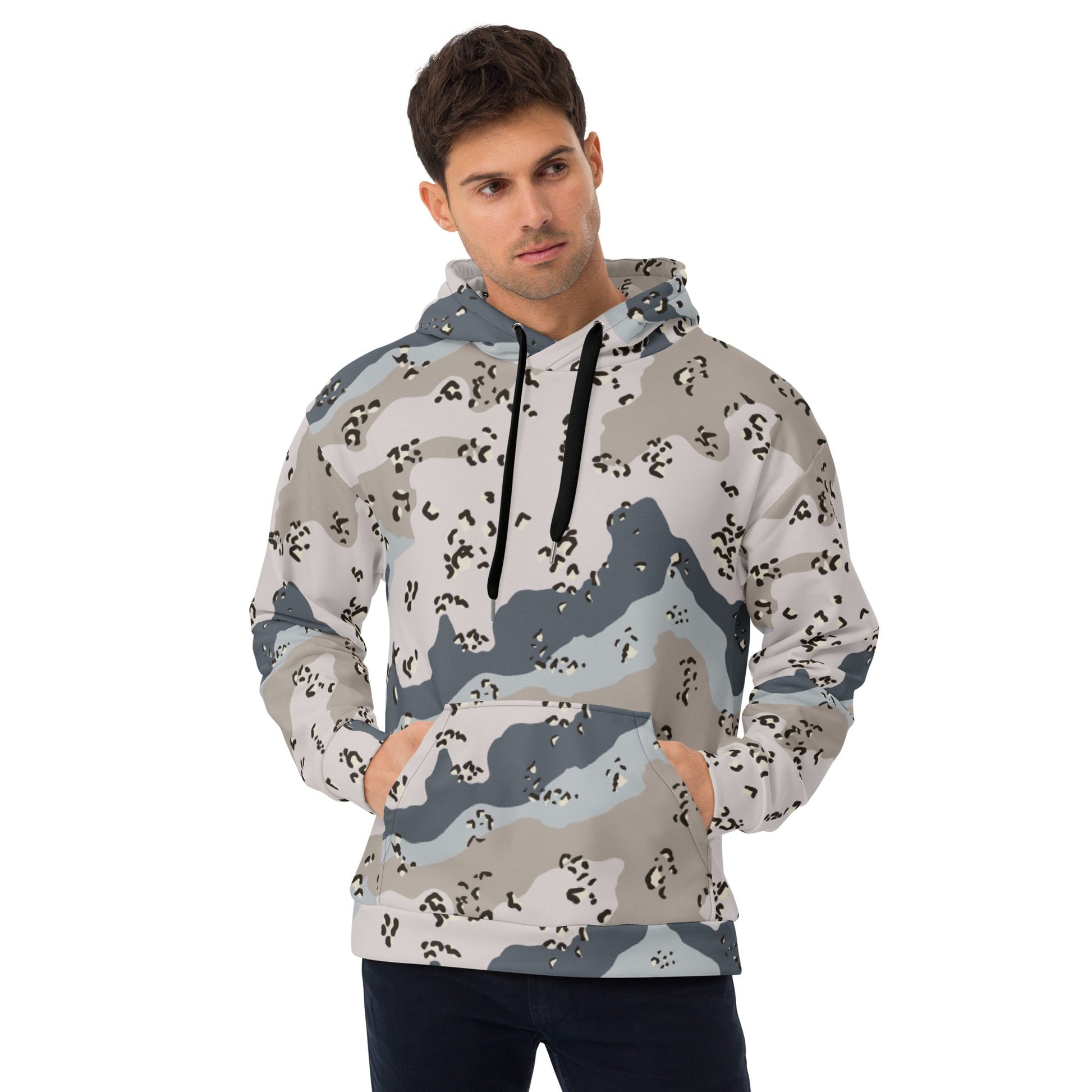 Saudi Chocolate Chip Desert Border Guard CAMO Unisex Hoodie - 2XS - Hoodies
