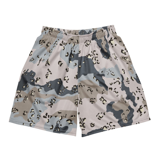 Chocolate Chip Saudi Border Guard CAMO Unisex Mesh Shorts - 2XS