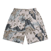 Chocolate Chip Saudi Border Guard CAMO Unisex Mesh Shorts