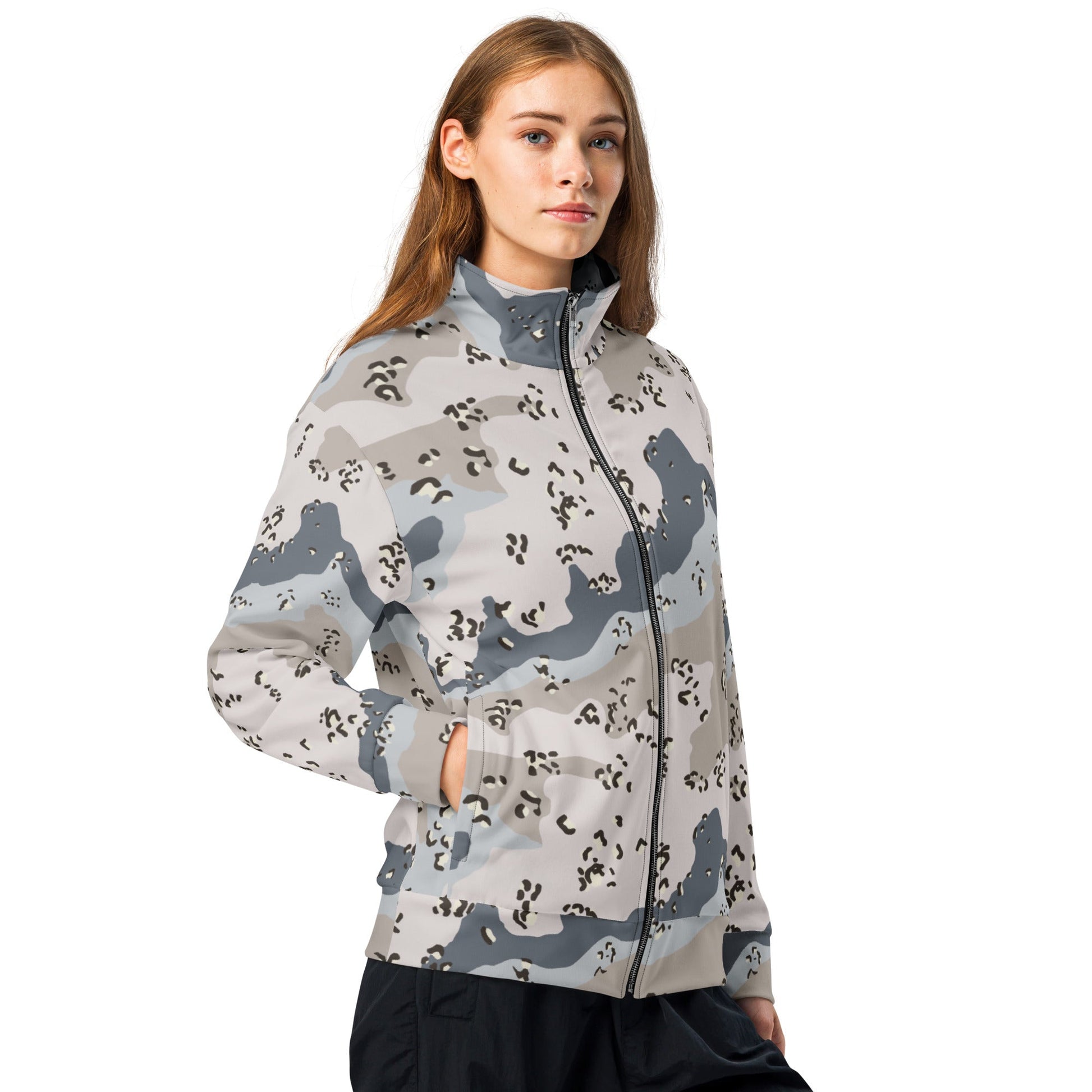 Saudi Chocolate Chip Desert Border Guard CAMO Unisex track jacket - Track Jackets