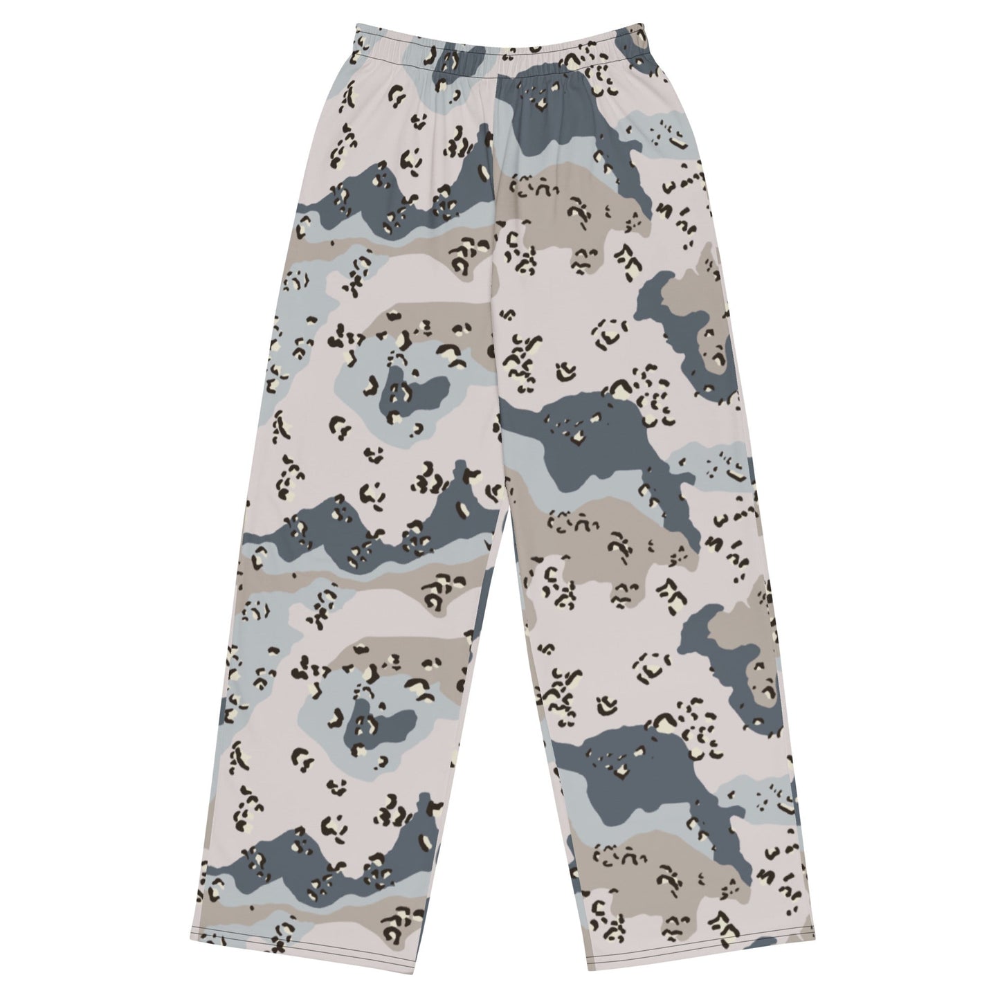 Saudi Chocolate Chip Desert Border Guard CAMO unisex wide leg pants 2XS Wide Pants