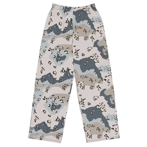 Chocolate Chip Saudi Border Guard CAMO Unisex Wide-Leg Leisure Pants - 2XS - Pant