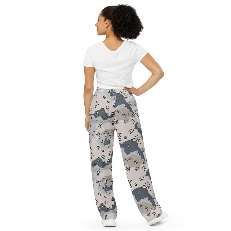 Chocolate Chip Saudi Border Guard CAMO Unisex Wide-Leg Leisure Pants - Pant