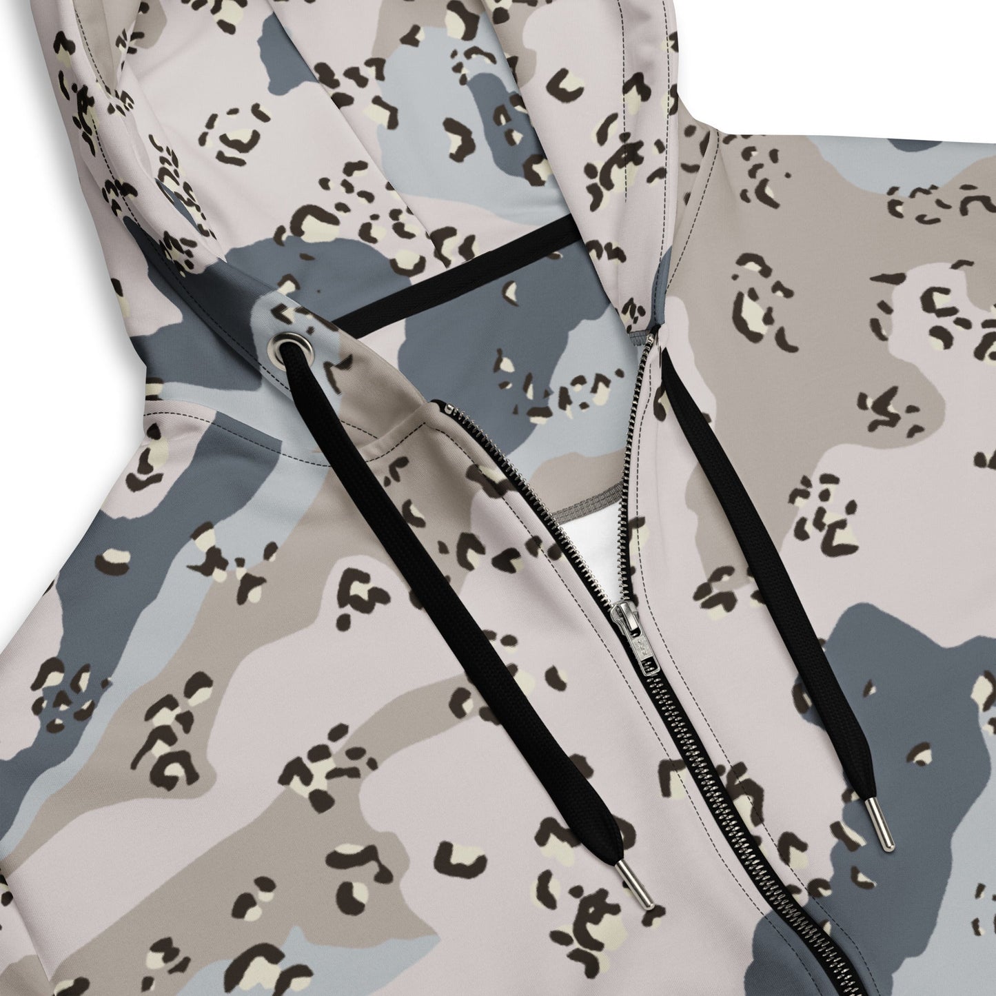 Saudi Arabian Chocolate Chip Desert Border Guard CAMO Unisex Zip Hoodie