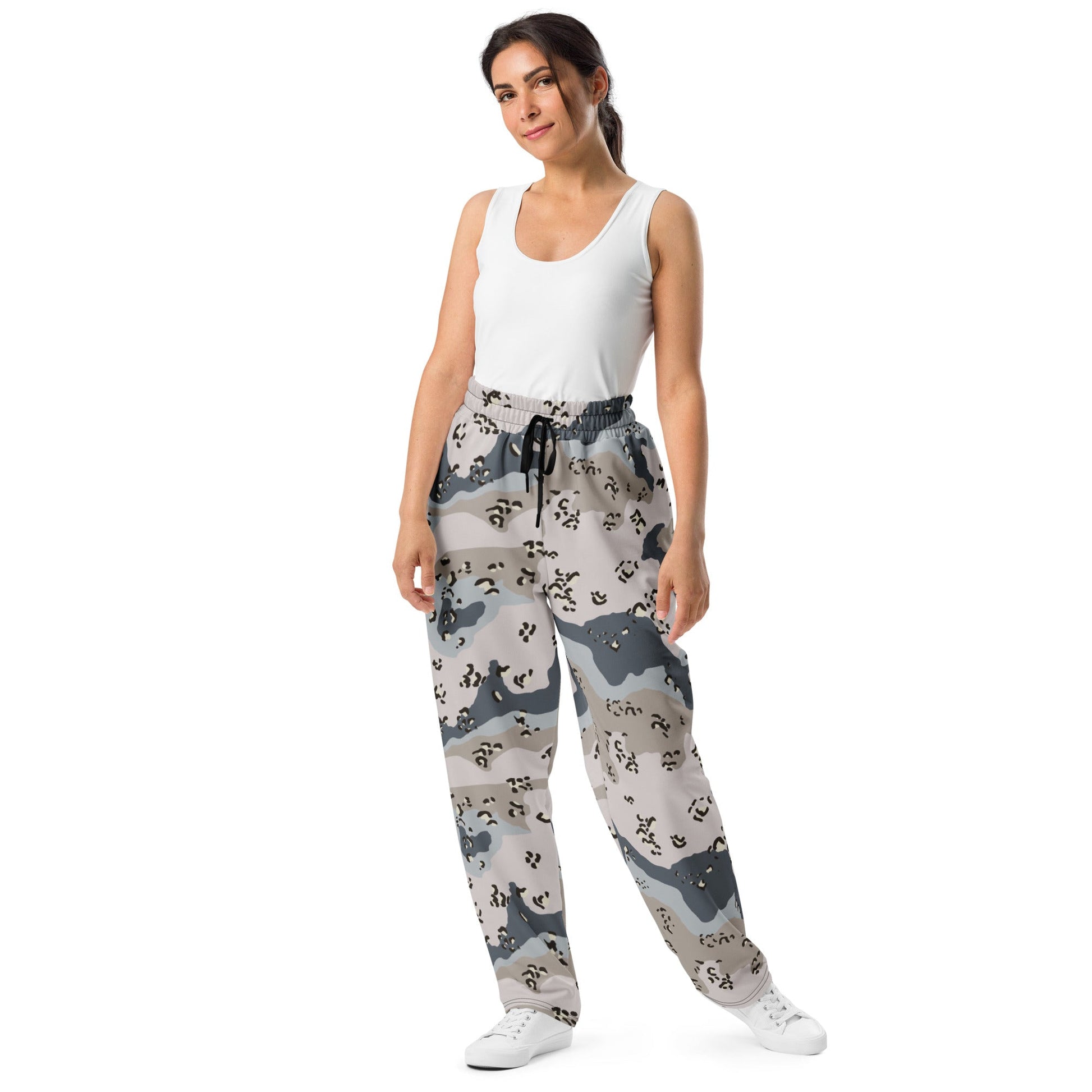 Saudi Chocolate Chip Desert Border Guard CAMO Wide-leg joggers - Joggers