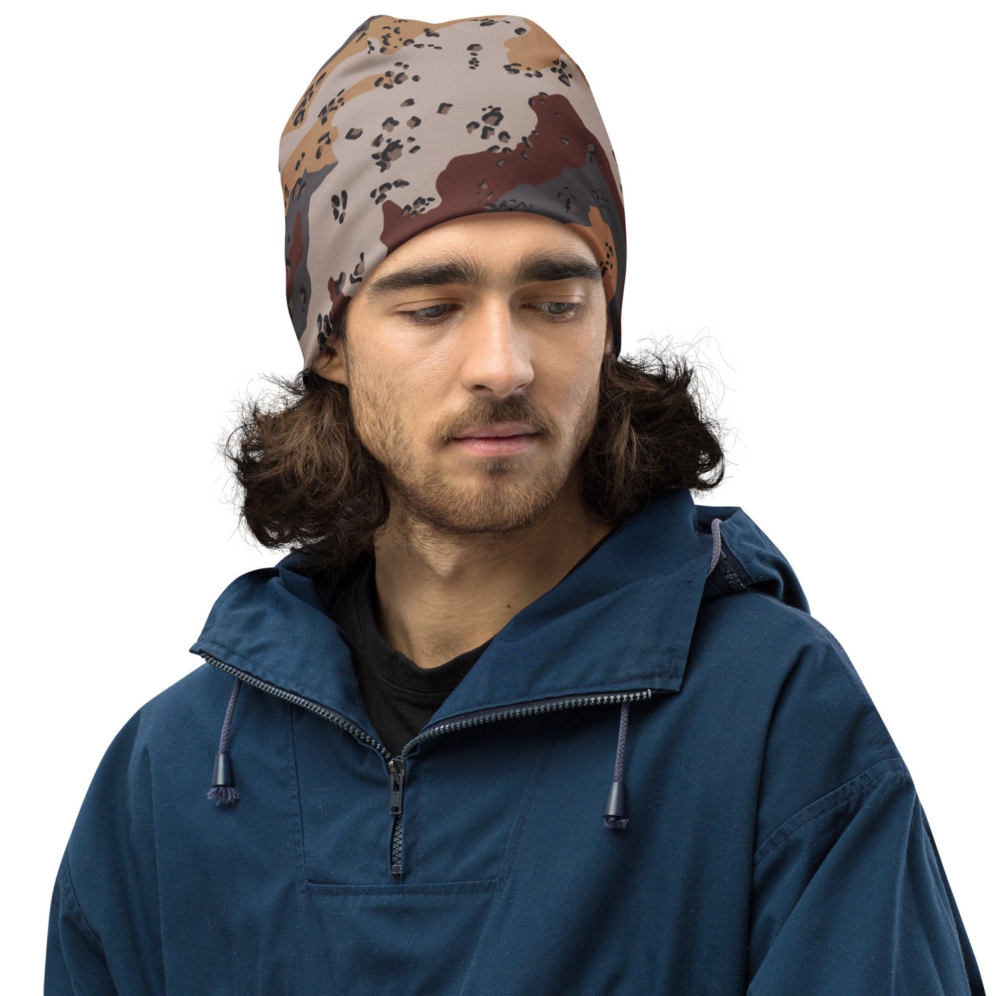 Saudi Arabian Chocolate Chip Desert Mountain CAMO Beanie