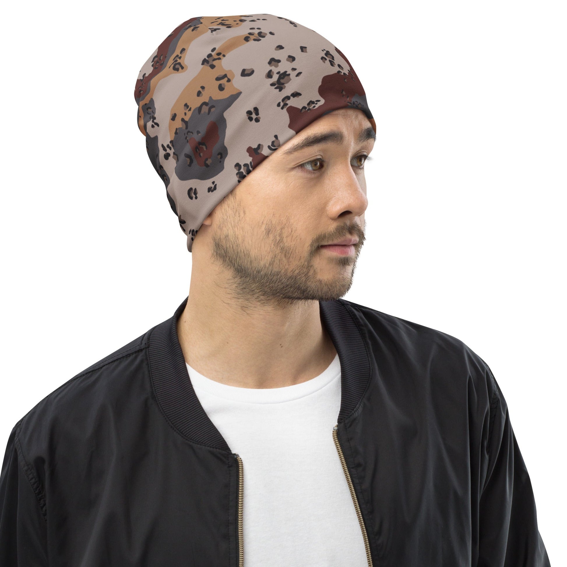 Saudi Arabian Chocolate Chip Desert Mountain CAMO Beanie