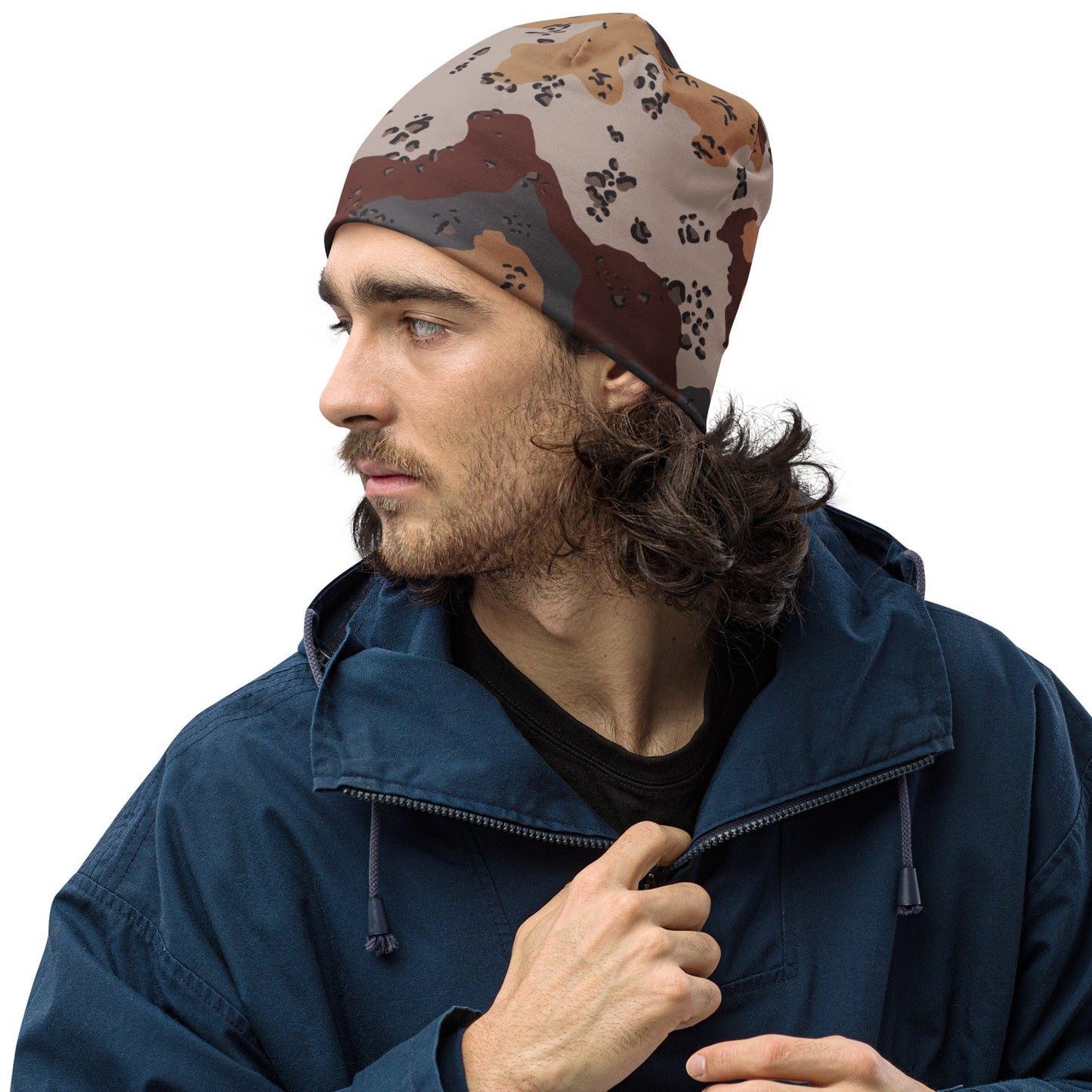 Saudi Arabian Chocolate Chip Desert Mountain CAMO Beanie - S