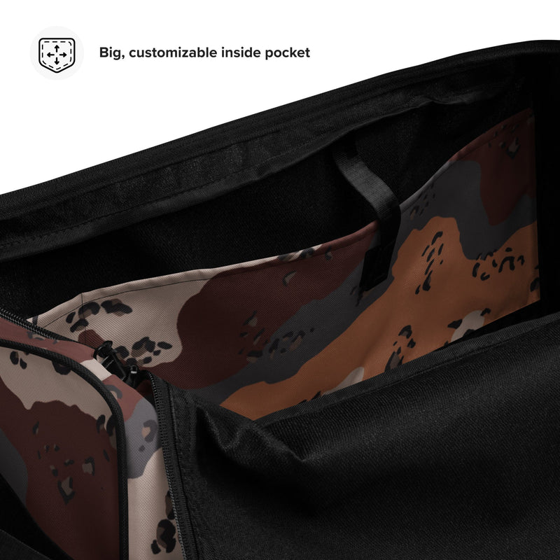 Chocolate Chip Saudi Mountain CAMO Duffle Bag