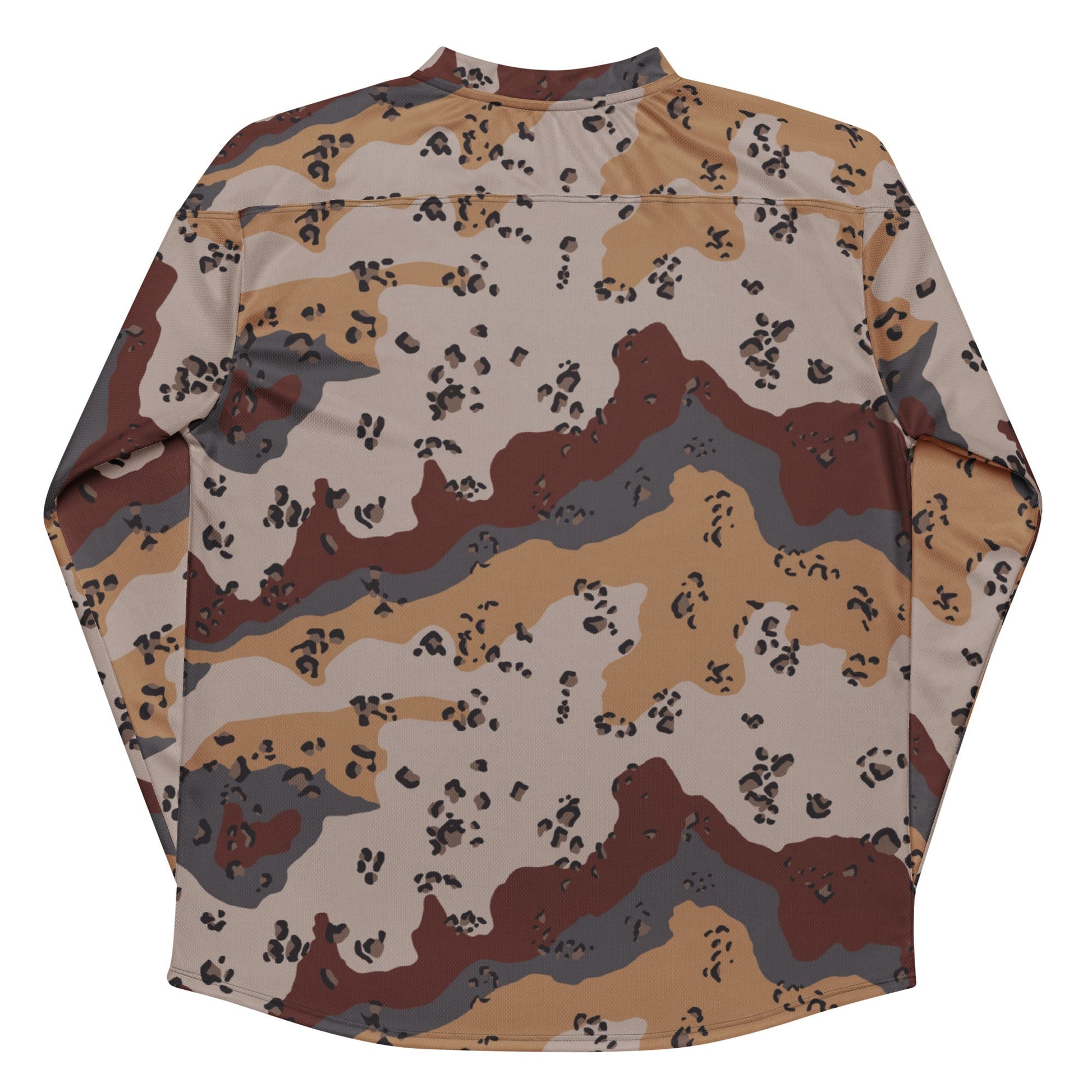Saudi Chocolate Chip Desert Mountain CAMO hockey fan jersey - Hockey Jerseys