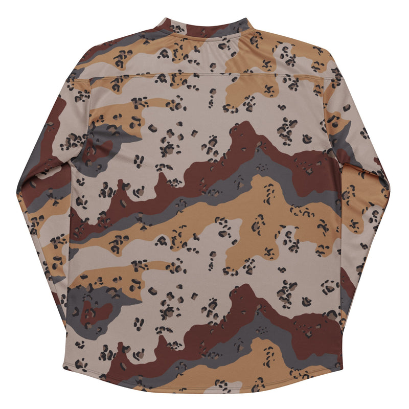 Chocolate Chip Saudi Mountain CAMO Unisex Hockey Fan Jersey