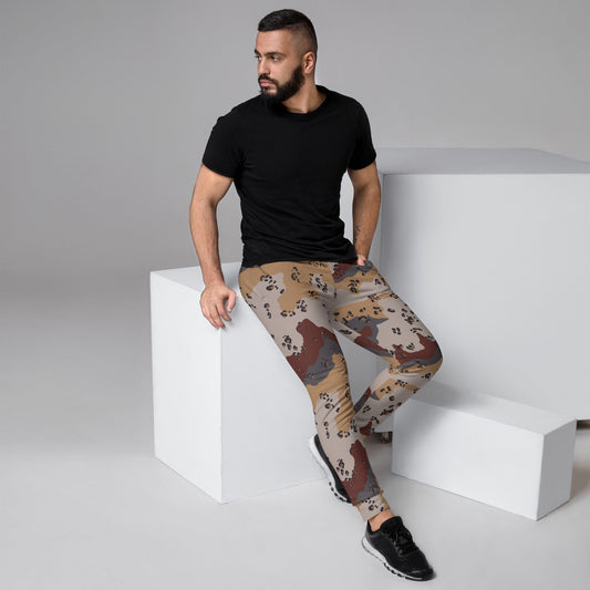 Saudi Chocolate Chip Desert Mountain CAMO Mens Joggers - XS