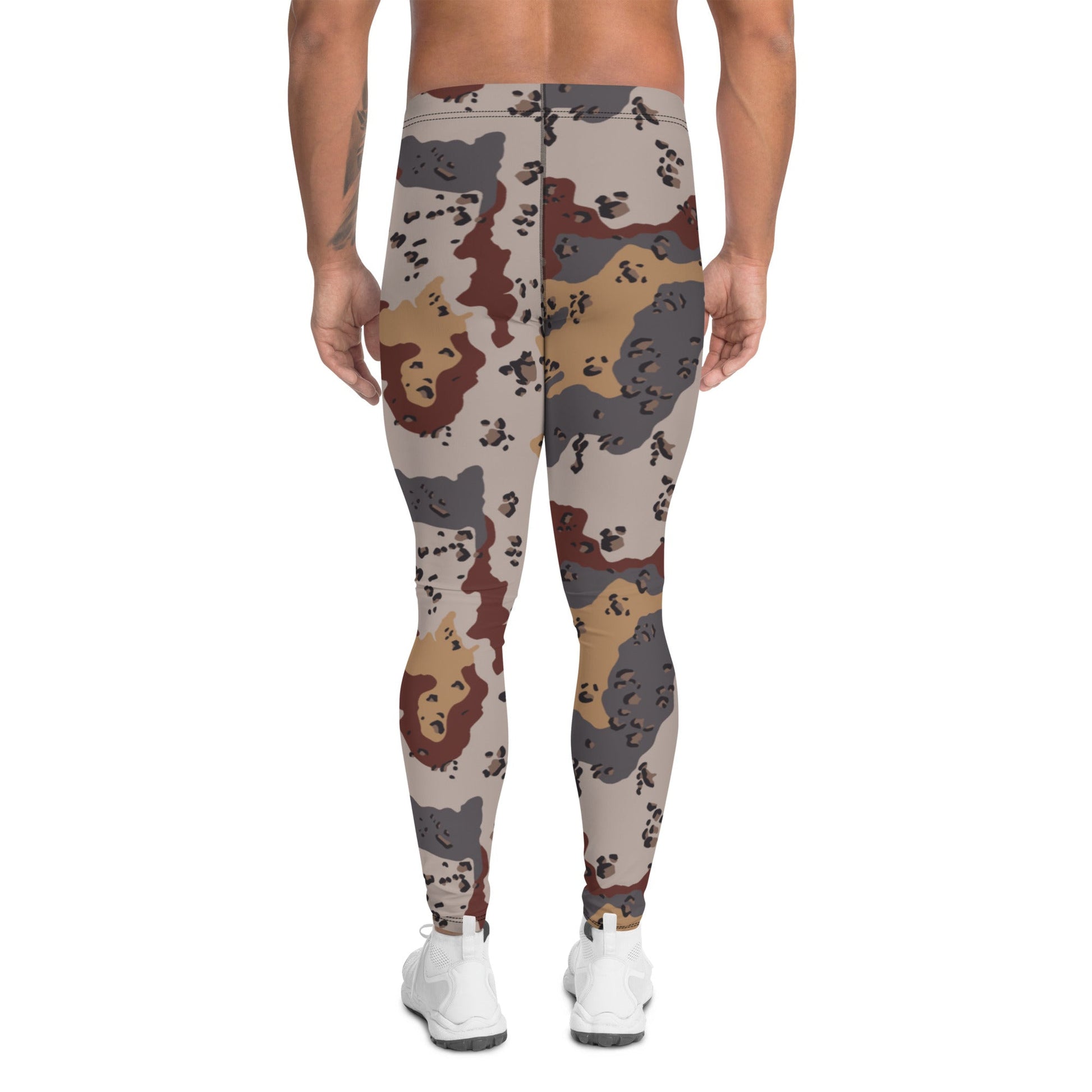 Saudi Chocolate Chip Desert Mountain CAMO Mens Leggings
