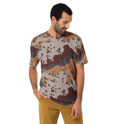 Chocolate Chip Saudi Mountain CAMO Mens T-Shirt