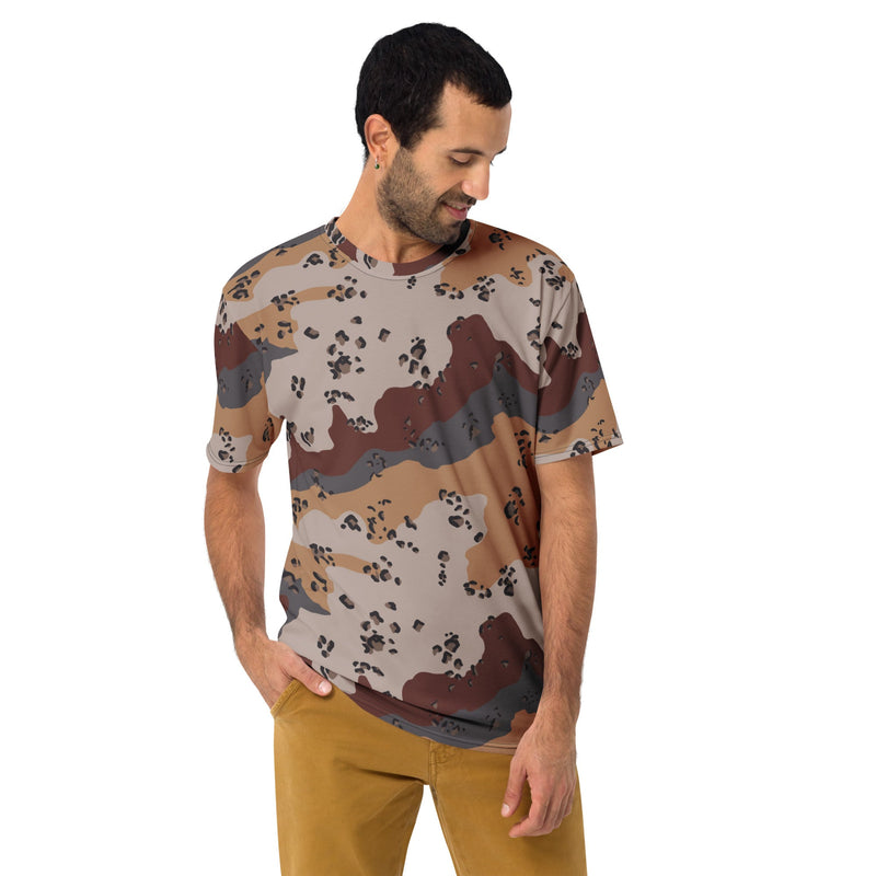 Chocolate Chip Saudi Mountain CAMO Mens T-Shirt