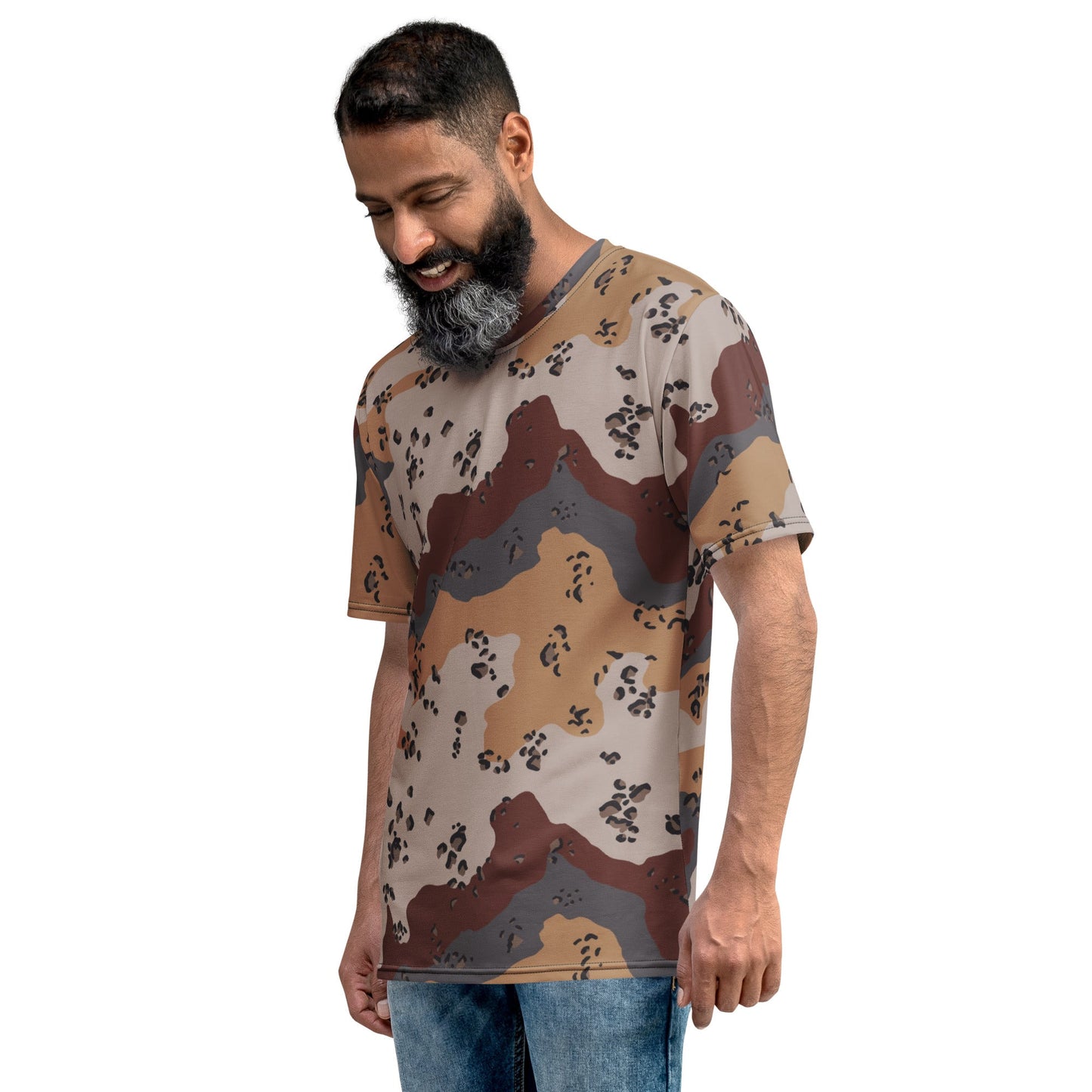 Saudi Chocolate Chip Desert Mountain CAMO Mens t shirt T Shirts