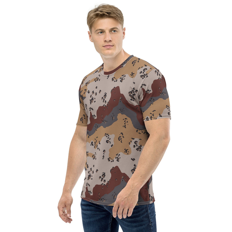 Chocolate Chip Saudi Mountain CAMO Mens T-Shirt