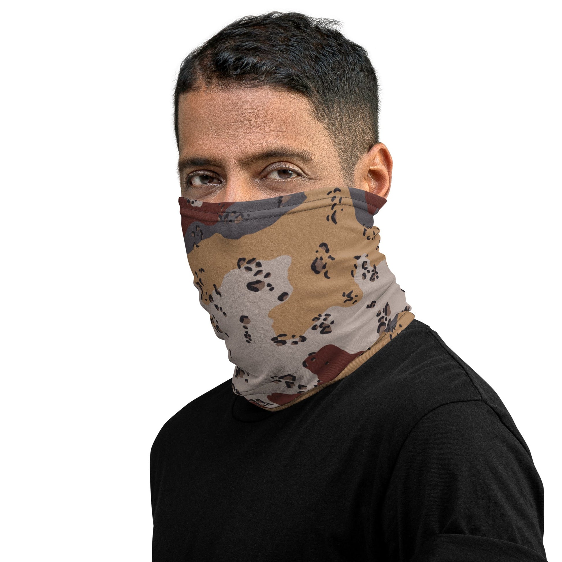 Saudi Chocolate Chip Desert Mountain CAMO Neck Gaiter Gaiters