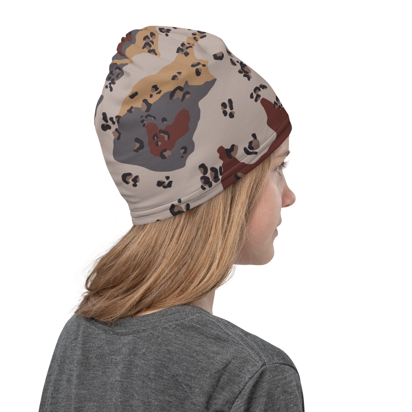 Saudi Chocolate Chip Desert Mountain CAMO Neck Gaiter Gaiters