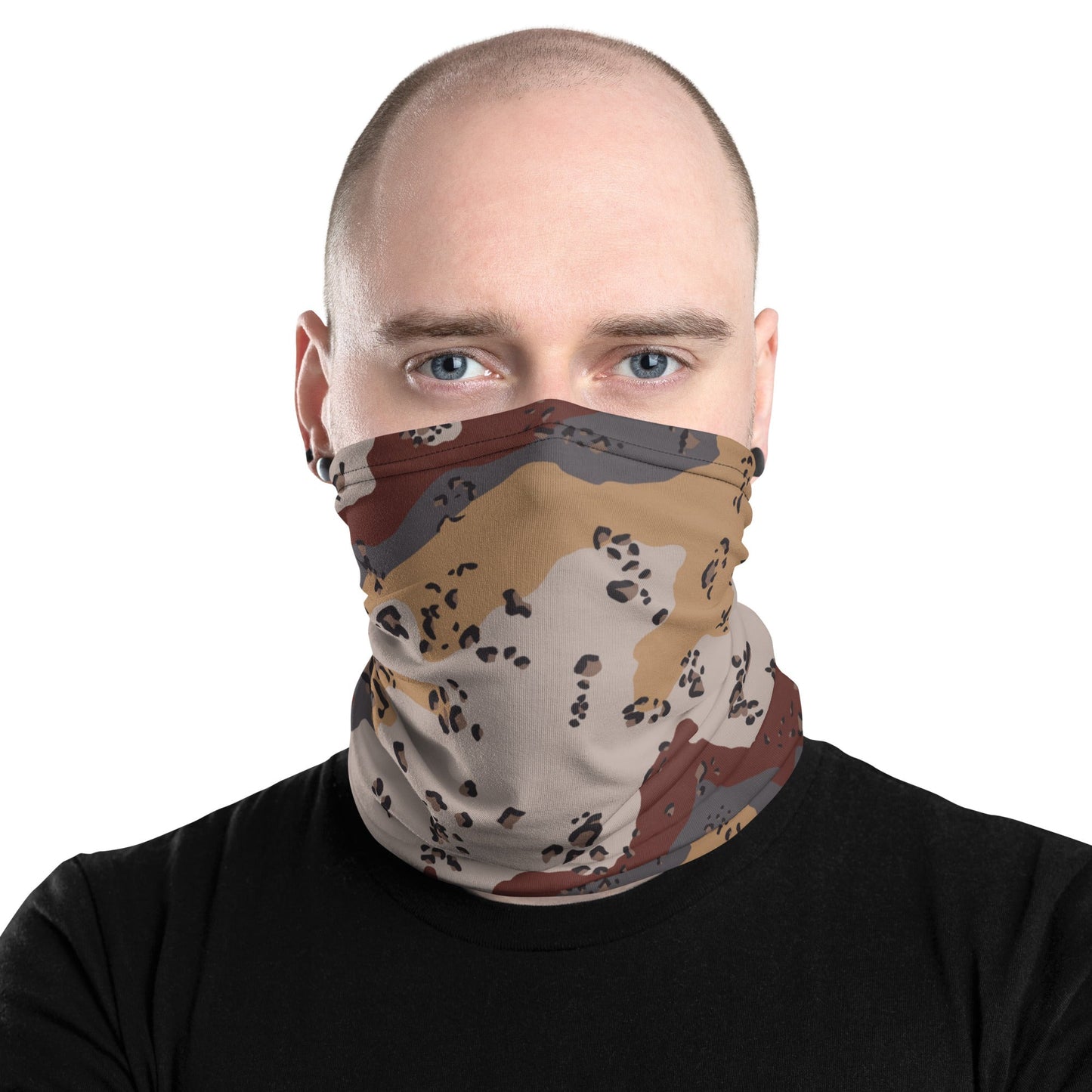 Saudi Chocolate Chip Desert Mountain CAMO Neck Gaiter Gaiters